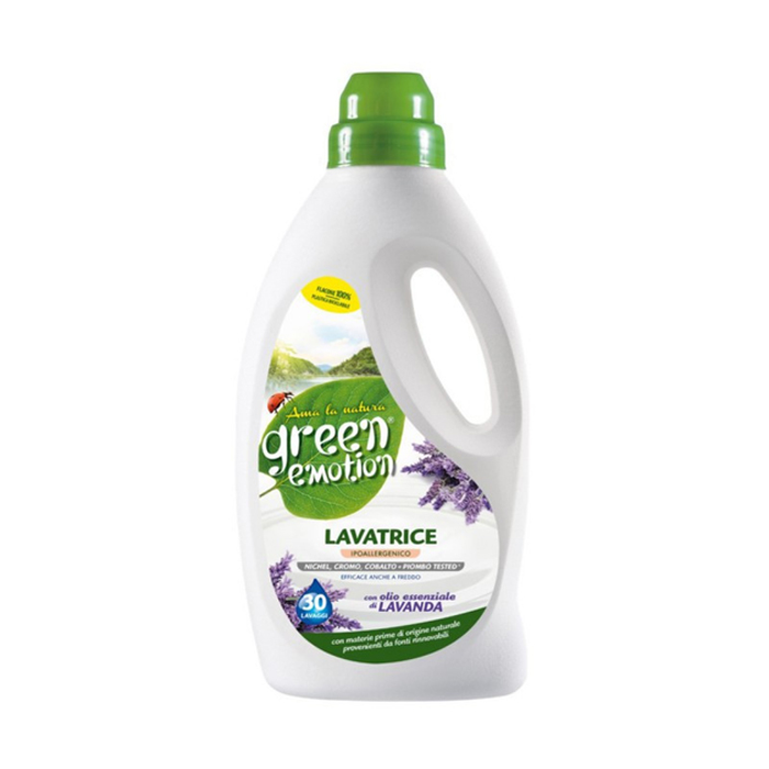 Гель-концентрат для прання Green Emotion Лаванда, універсальний, 30 циклів прання, 1.5 л